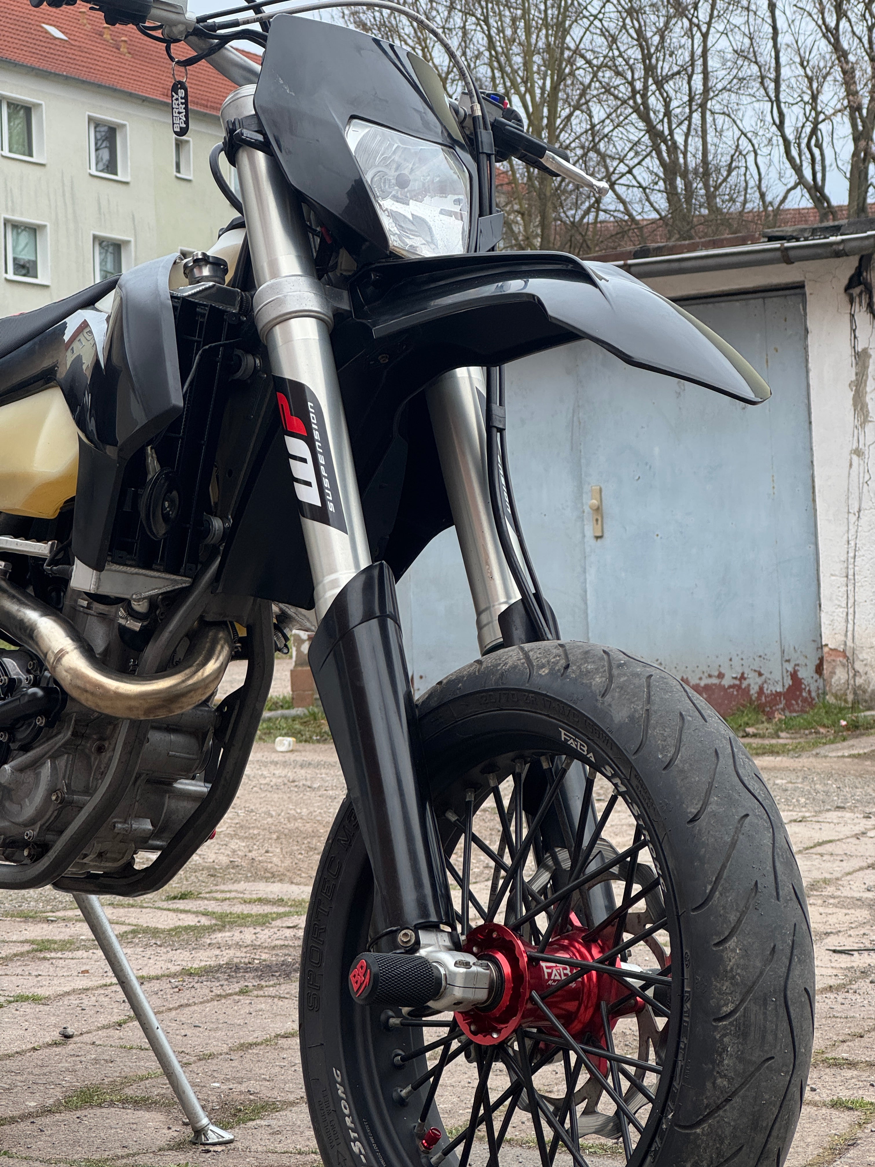 3D-gedruckte Motorrad-Sturzpads für Achsen